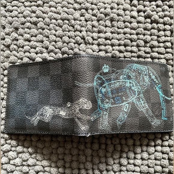 Louis Vuitton Damier Graphite Stamps Slender Wallet - Picture 7 of 13